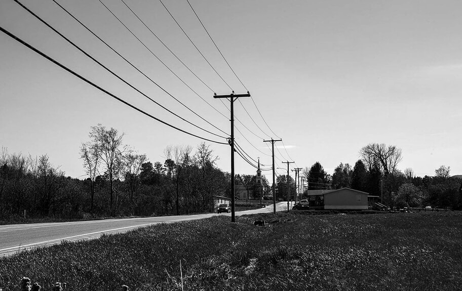 Rural power lines